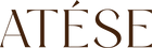 ATÉSE wordmark in brown serif type, transparent background